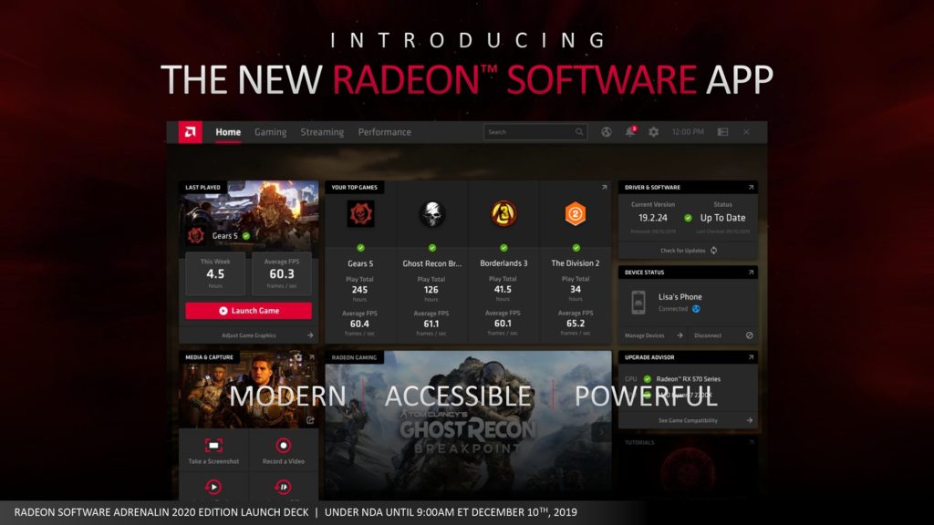Состоялся релиз набора драйверов AMD Radeon Adrenalin 2020 Edition
