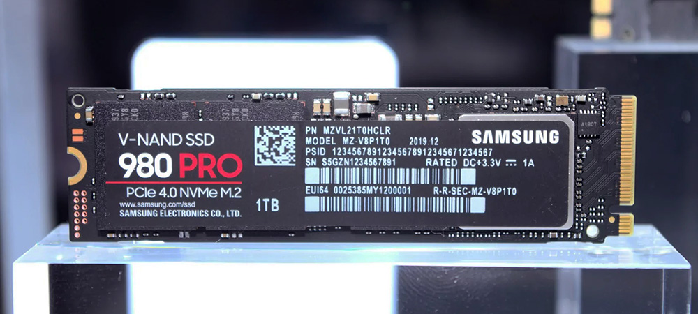 Анонсирован NVMe SSD Samsung 980 Pro со скоростью до 6.5 ГБ/с