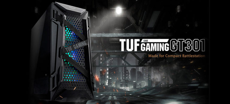 Корпус ASUS TUF Gaming GT301 выполнен в оригинальном дизайне