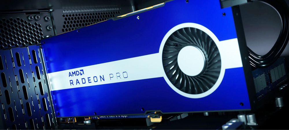 Всплыли характеристики профессиональной версии видеокарты AMD Radeon Pro VII
