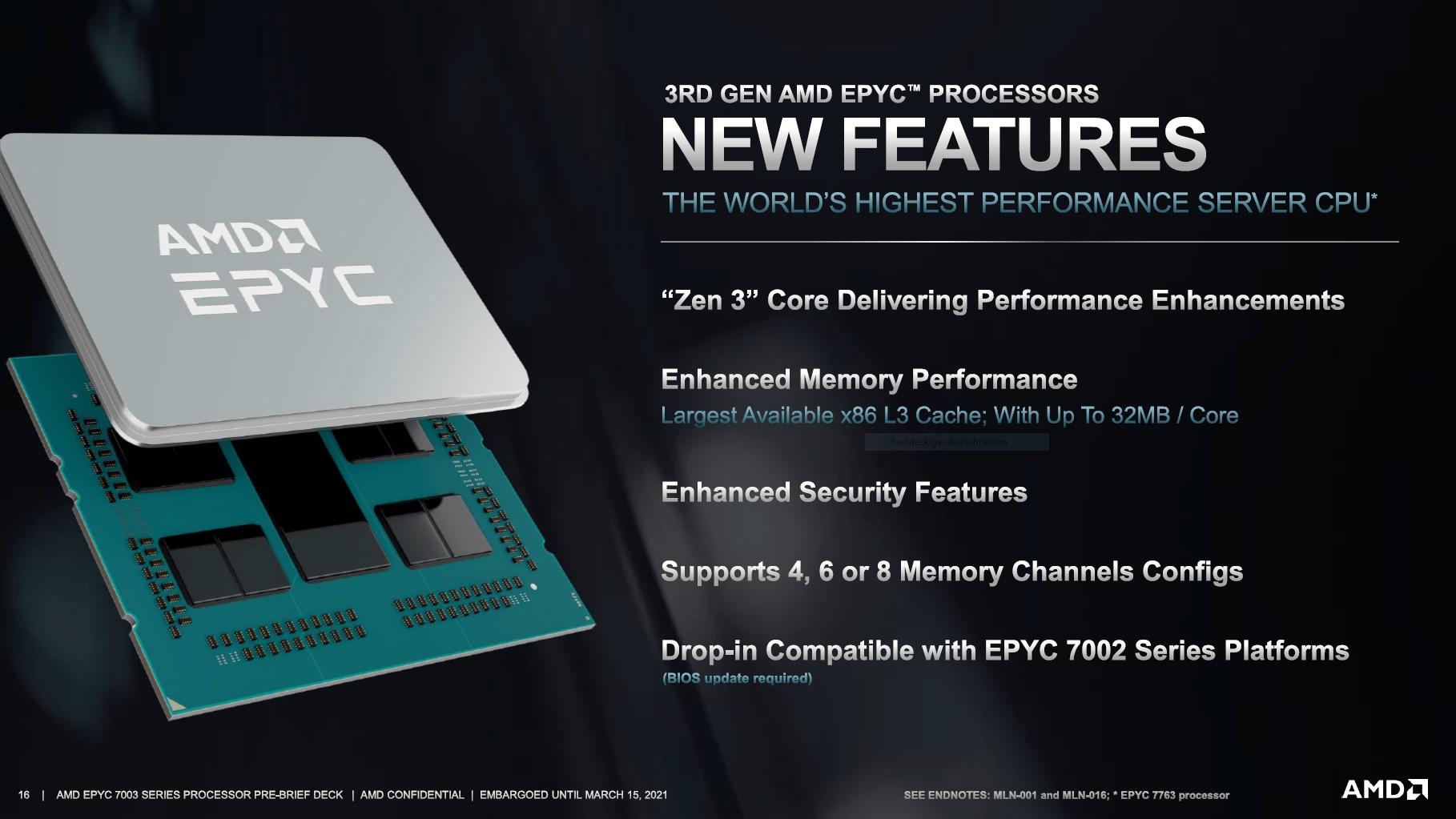 AMD представила серверные процессоры EPYC 7003 семейства Milan
