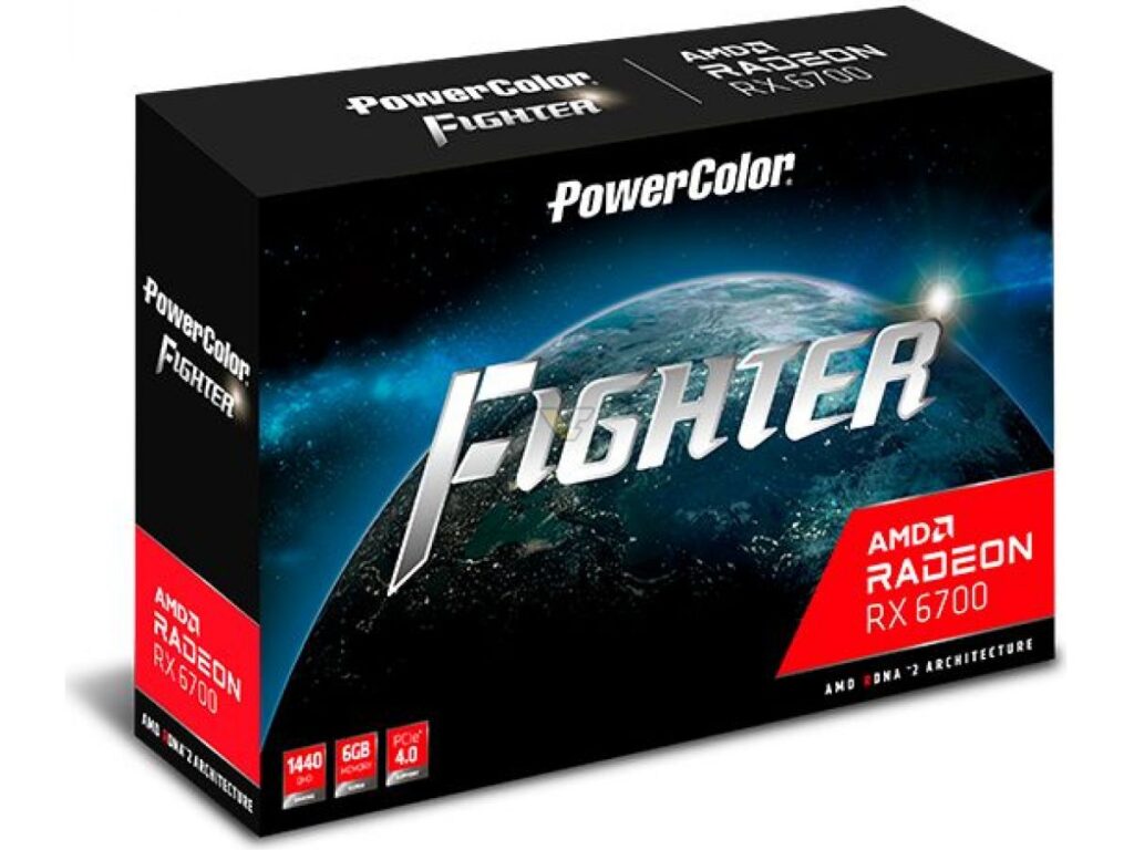 Видеокарта PowerColor Radeon RX 6700 Fighter получит 6 ГБ памяти GDDR6