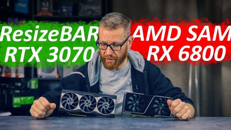 Сравнение технологий NVIDIA Resizable BAR и AMD Smart Access Memory