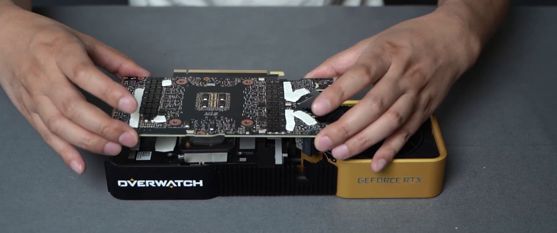 NVIDIA показала кастомную видеокарту GeForce RTX 3080 в стиле игры Overwatch