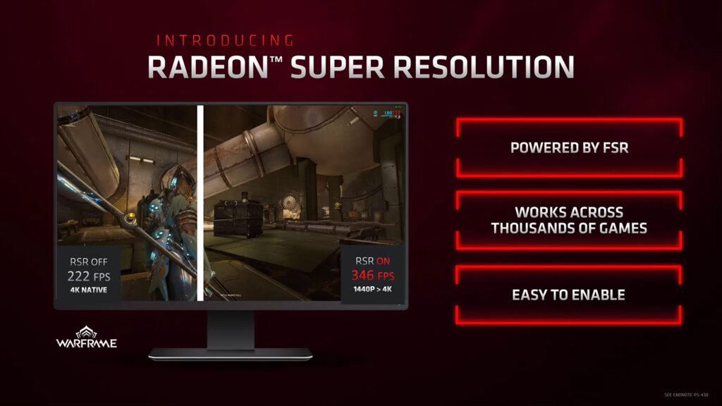 Технология AMD Radeon Super Resolution (RSR) совместима со всеми играми