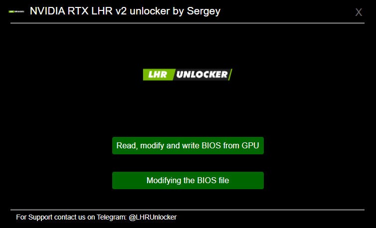 Слух: RTX LHR BIOS v2 Unlocker снимает ограничение хешрейта в майнинге с видеокарт RTX 3000 LHR