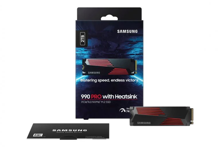Samsung выпустила SSD накопитель 990 PRO NVMe PCIe Gen4 со скоростью чтения до 7450 МБ/с