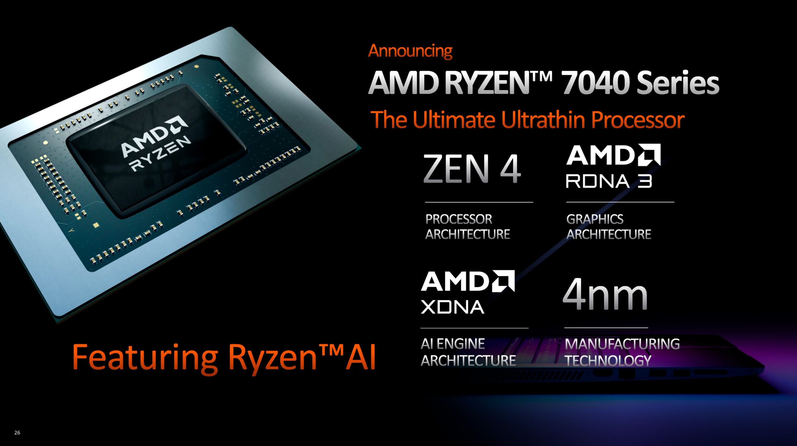 Мобильные процессоры Ryzen 7000 Dragon Range и Phoenix: до 16 ядер и графика RDNA 3