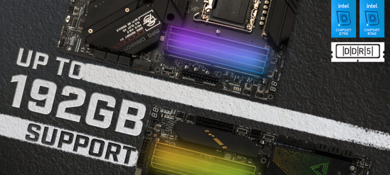 Материнские платы Intel 700 и 600-серий поддерживают модули памяти ёмкостью 24 ГБ и 48 ГБ