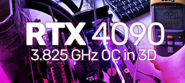 Оверклокер разогнал видеокарту GeForce RTX 4090 iGame LAB до частоты 3825 МГц в Unigine Superposition