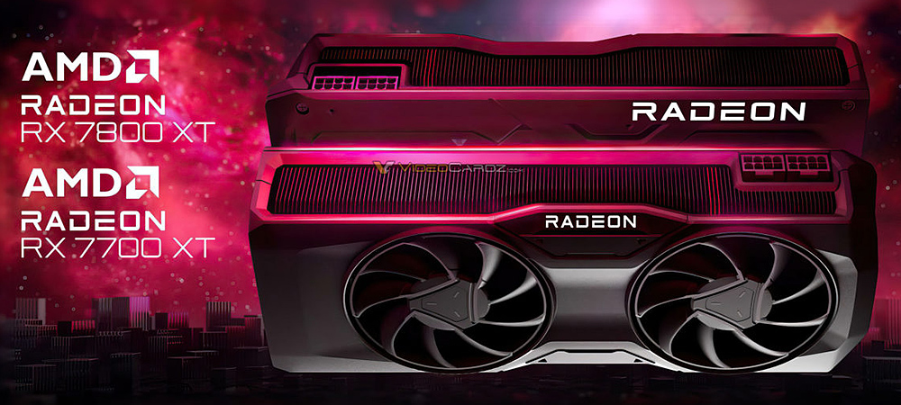 Состоялся релиз видеокарт Radeon RX 7800 XT 16GB и RX 7700 XT 12GB