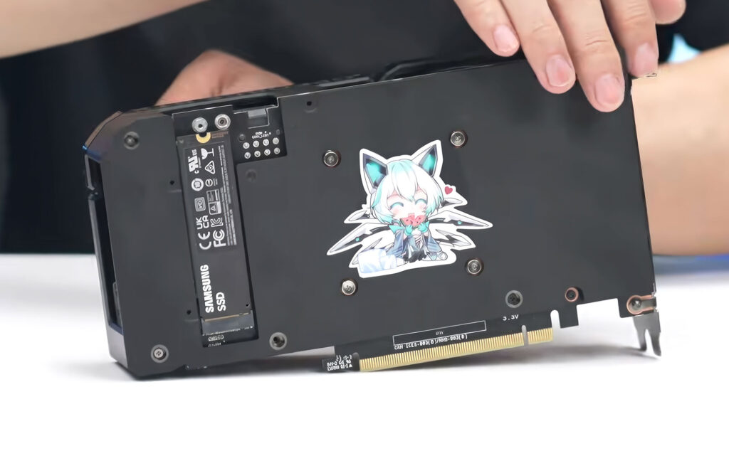 ASUS выпустит видеокарту GeForce RTX 4060 Ti со встроенным слотом для SSD M.2